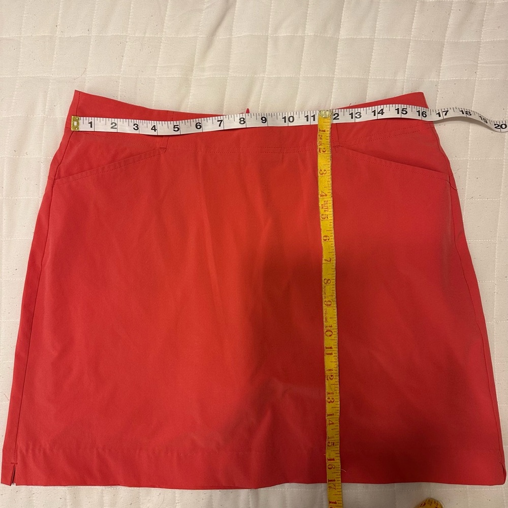 Vibrant Red Skirt